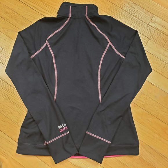 Hollister California Women's Half-Zip Pullover Activewear/Sweatshirt Size:  L - Picture 8 of 16